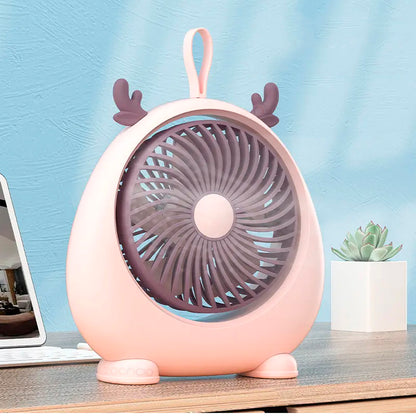 Mini Ventilador Sleep Fan Cartoon Escrit